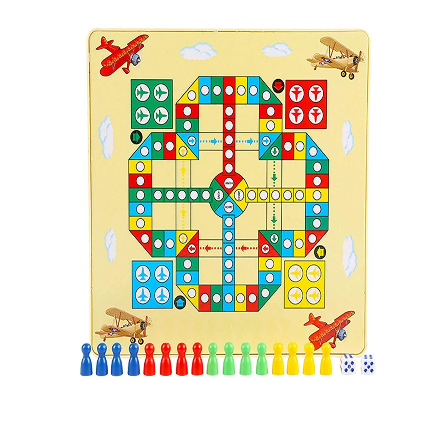 2 In 1 Toddler Maze Puzzle Fun Farm  Flying Chess Board Game Balance Training Toys for Kids