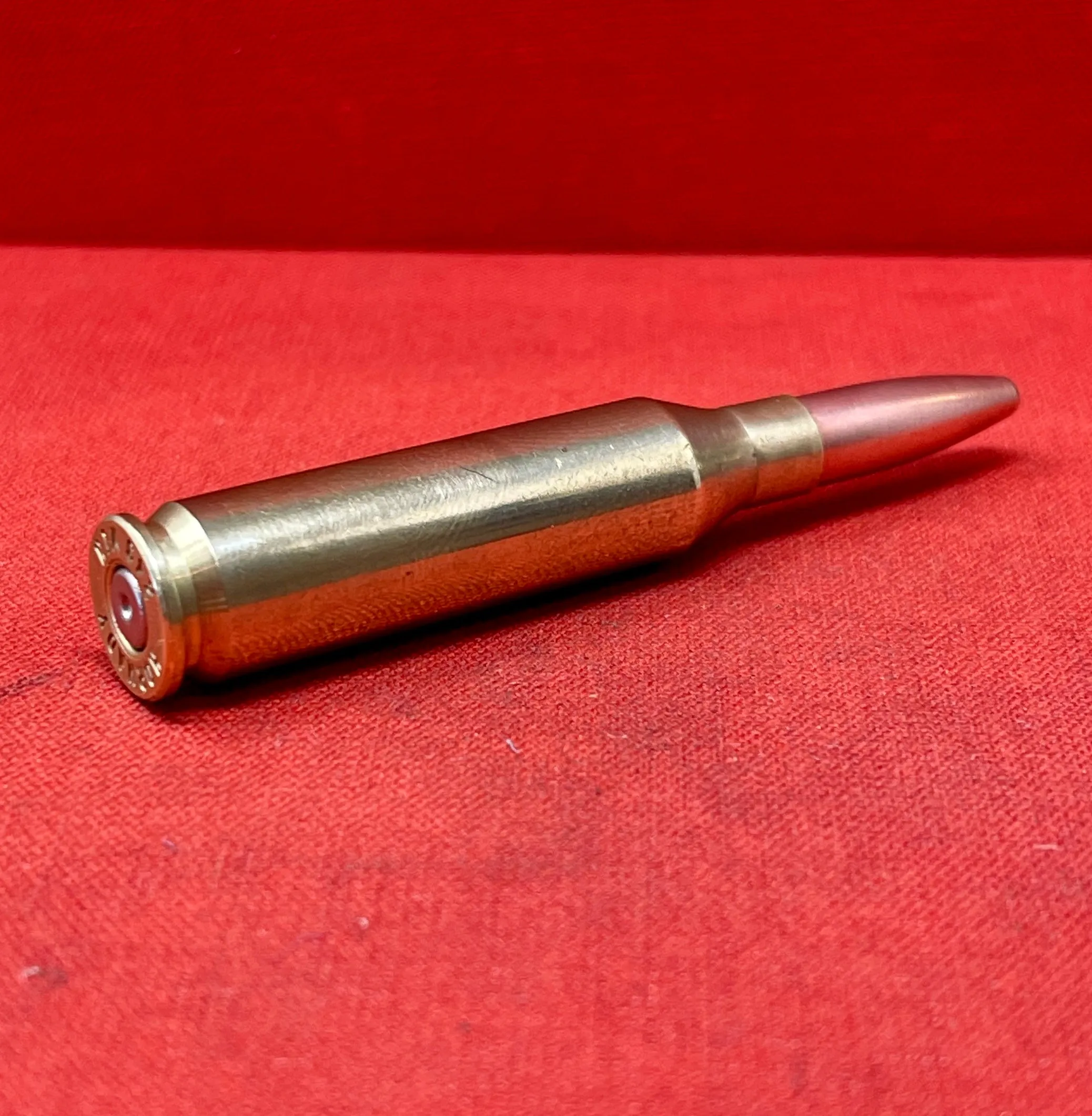 .243 Winchester Round fitted with INERT Primer