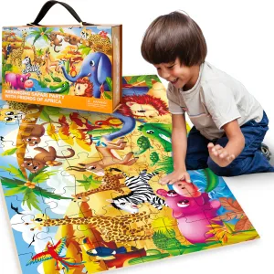 2x3 FT Giant Floor Puzzles for Kids Ages 4-6 | Africa