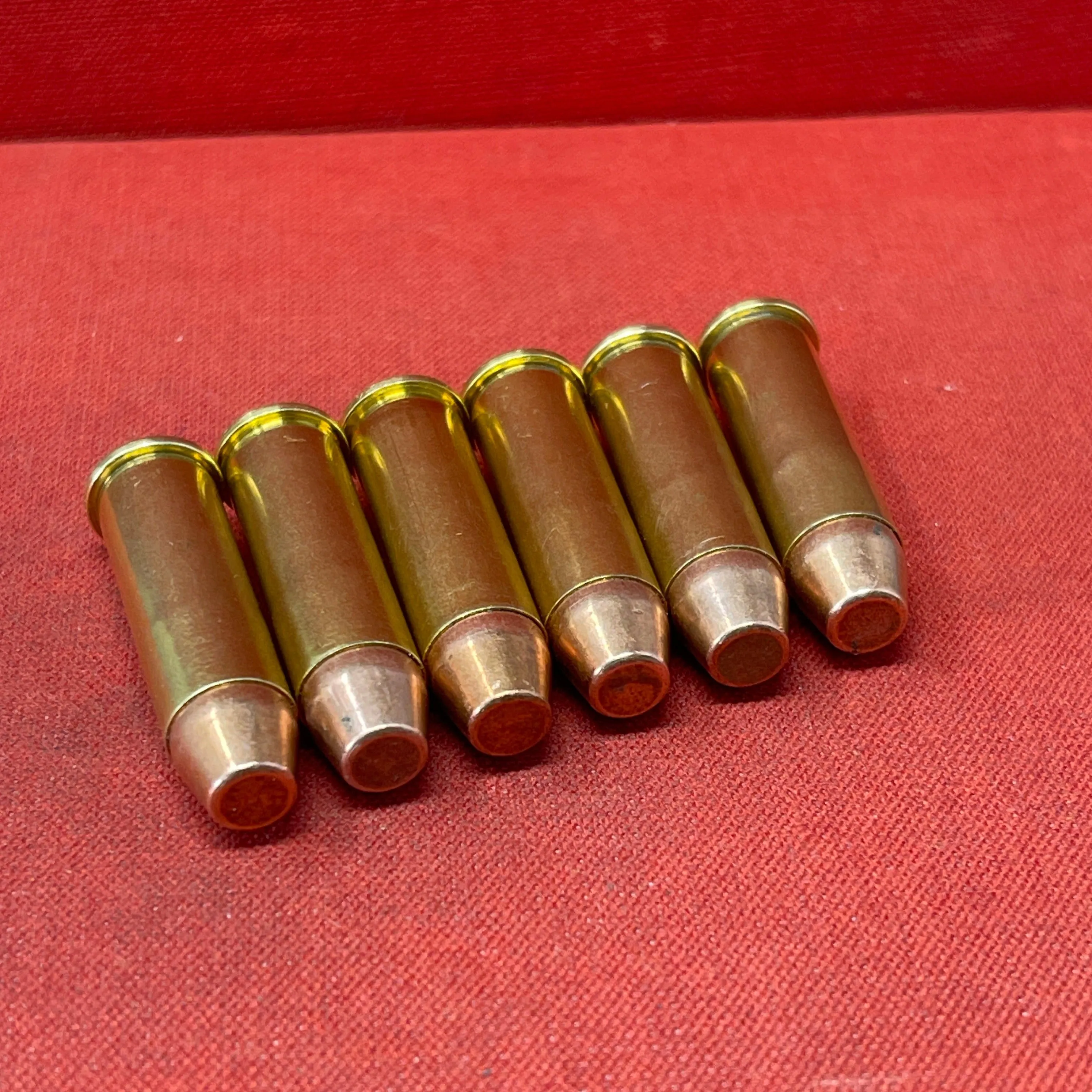 6 x .38 Special INERT Brass Cartridge