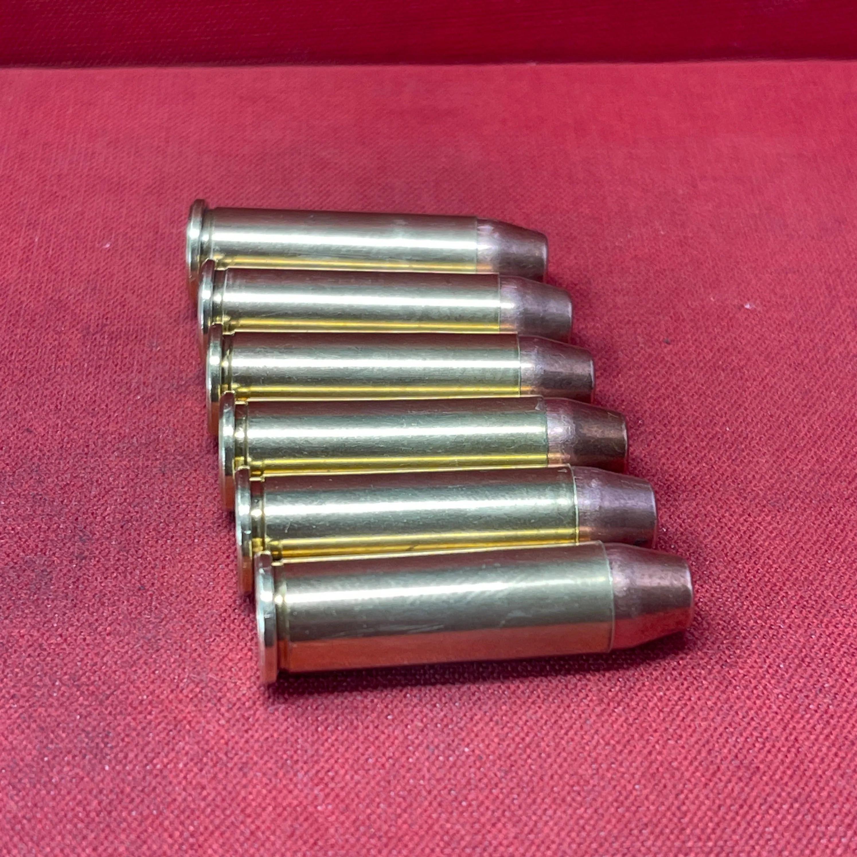 6 x .38 Special INERT Brass Cartridge