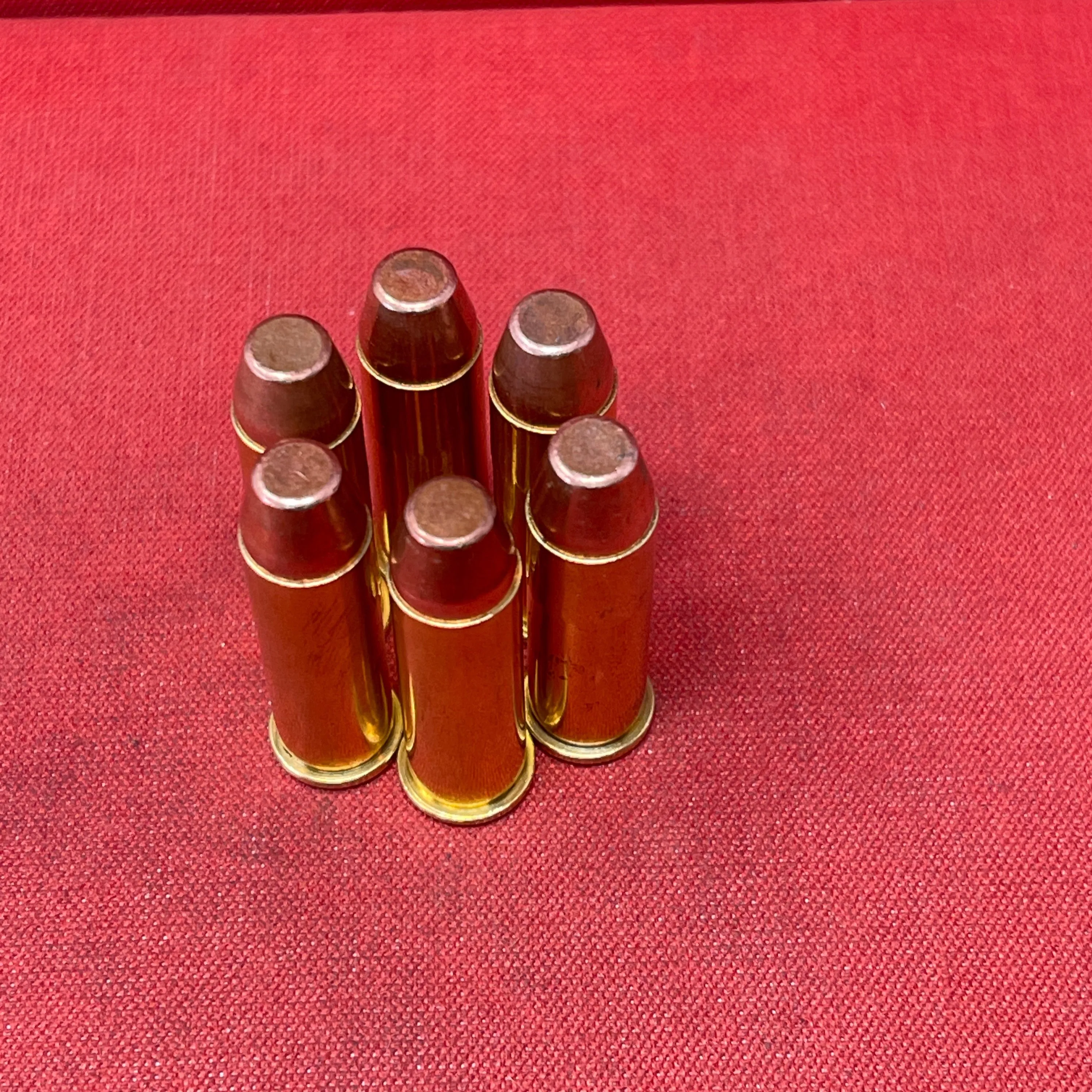 6 x .38 Special INERT Brass Cartridge