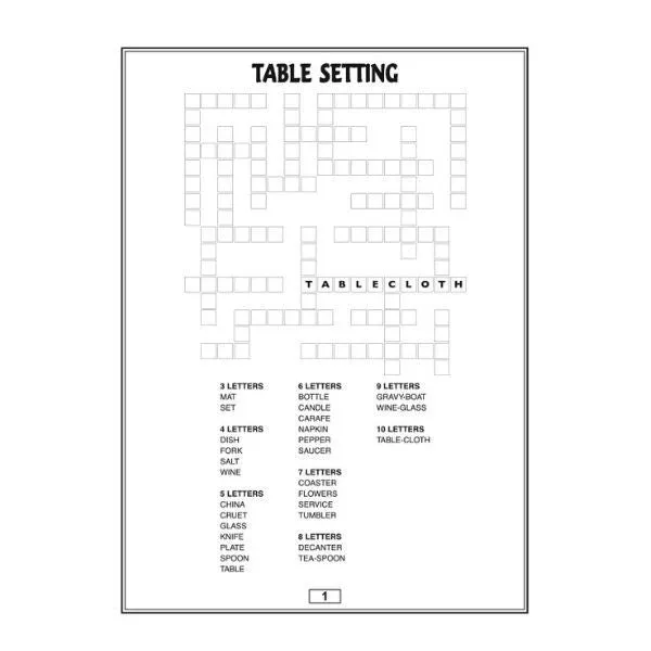 A4 Criss Cross - Assorted Challenging Puzzles High Quality Paper Relaxing Brain Teasers