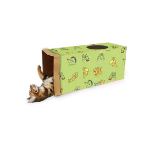 All For Paws Afp Cat Toy Cartoon Kraft Paper Cat Tunnel Green each