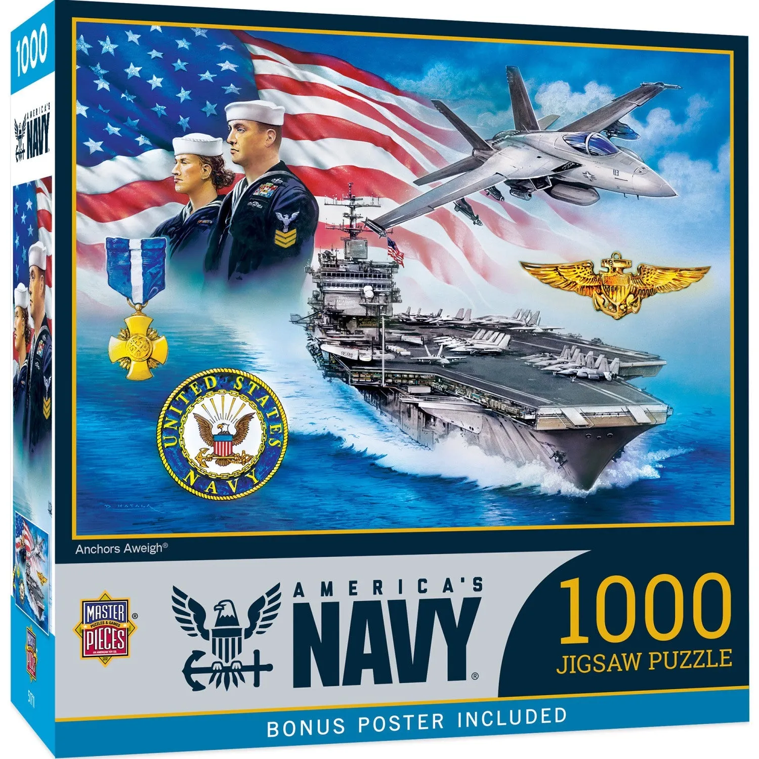 America's Navy - Anchors Away 1000 Piece Jigsaw Puzzle