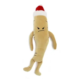 Ancol Christmas Dog Toys Soft Plush Percy Parsnip w. Squeaker