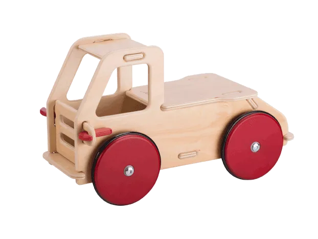 Baby Ride-On and Play Truck Natural