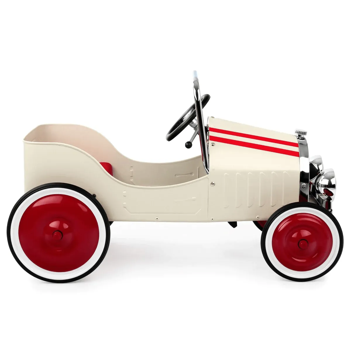 Baghera Classic Pedal Car White