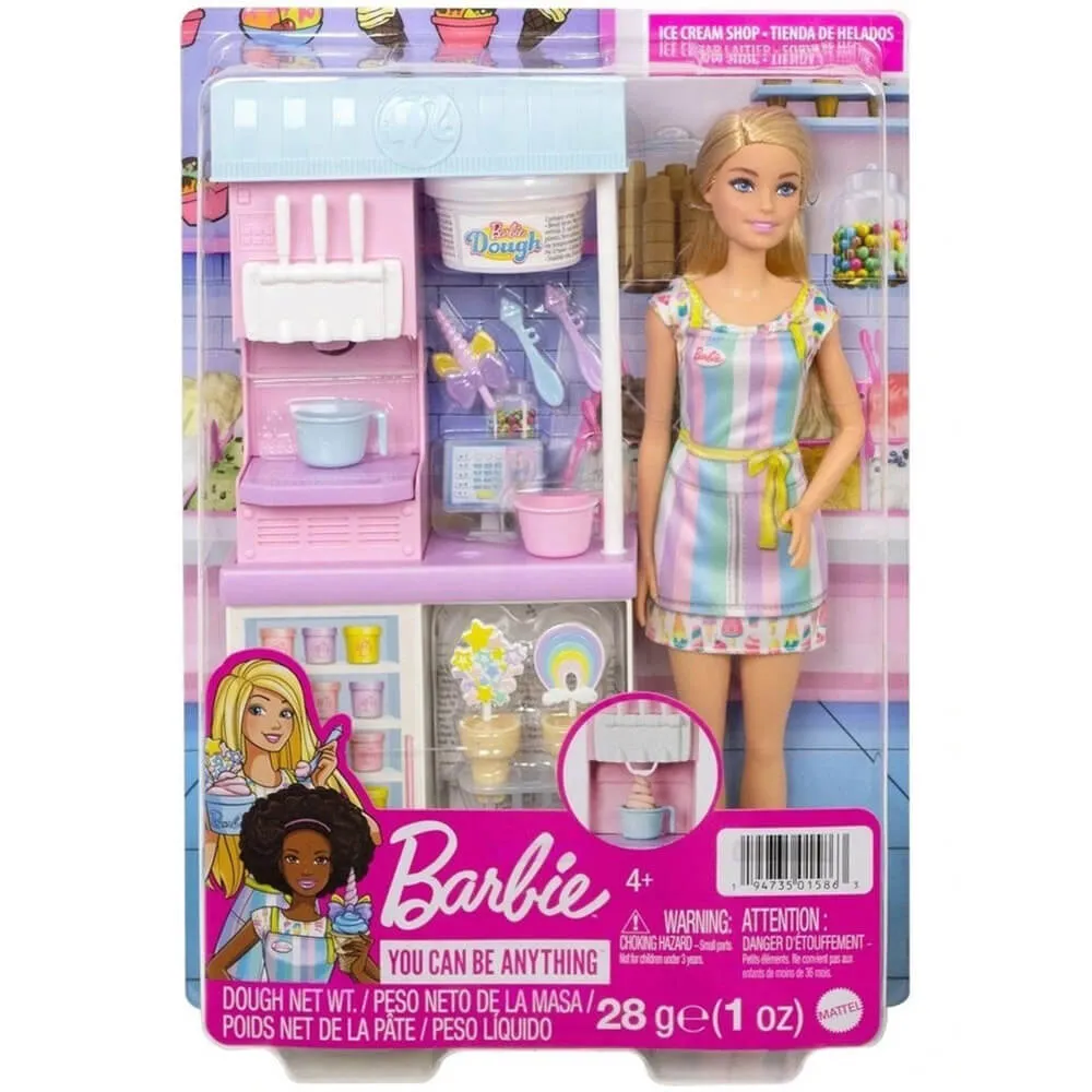 Barbie Ice Cream Shop Playset