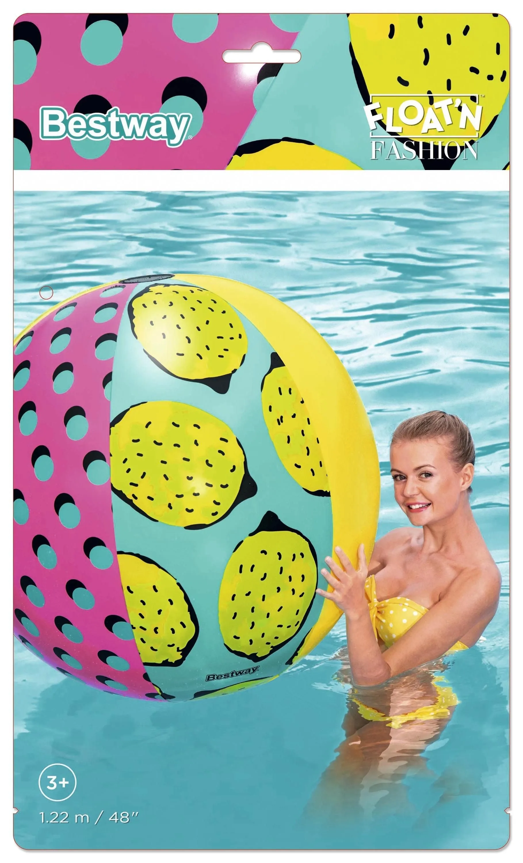 Bestway Beach Ball Retro Fashion 122Cm