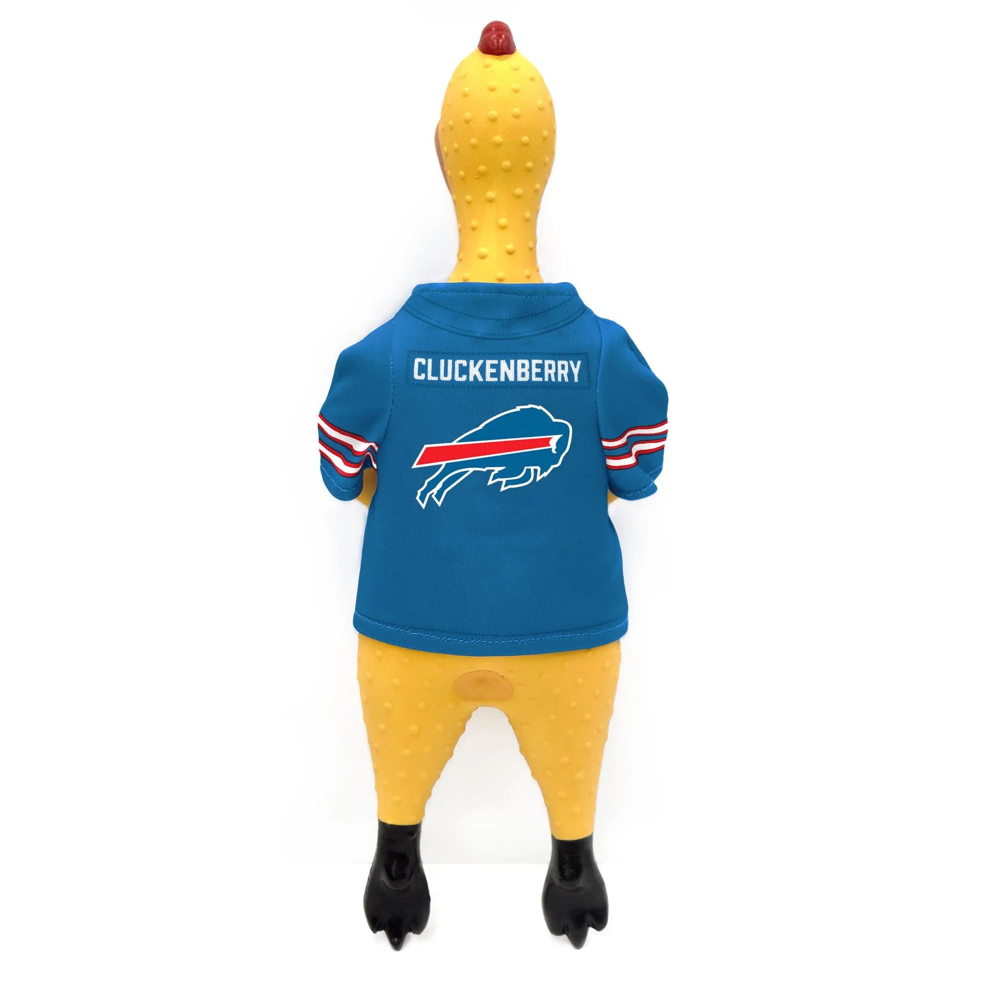 Buffalo Bills Rubber Chicken Pet Toy