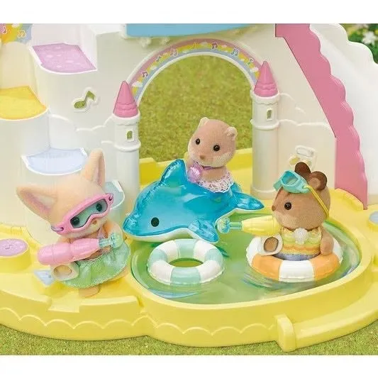 Calico Critters nursery friends pool fun trio