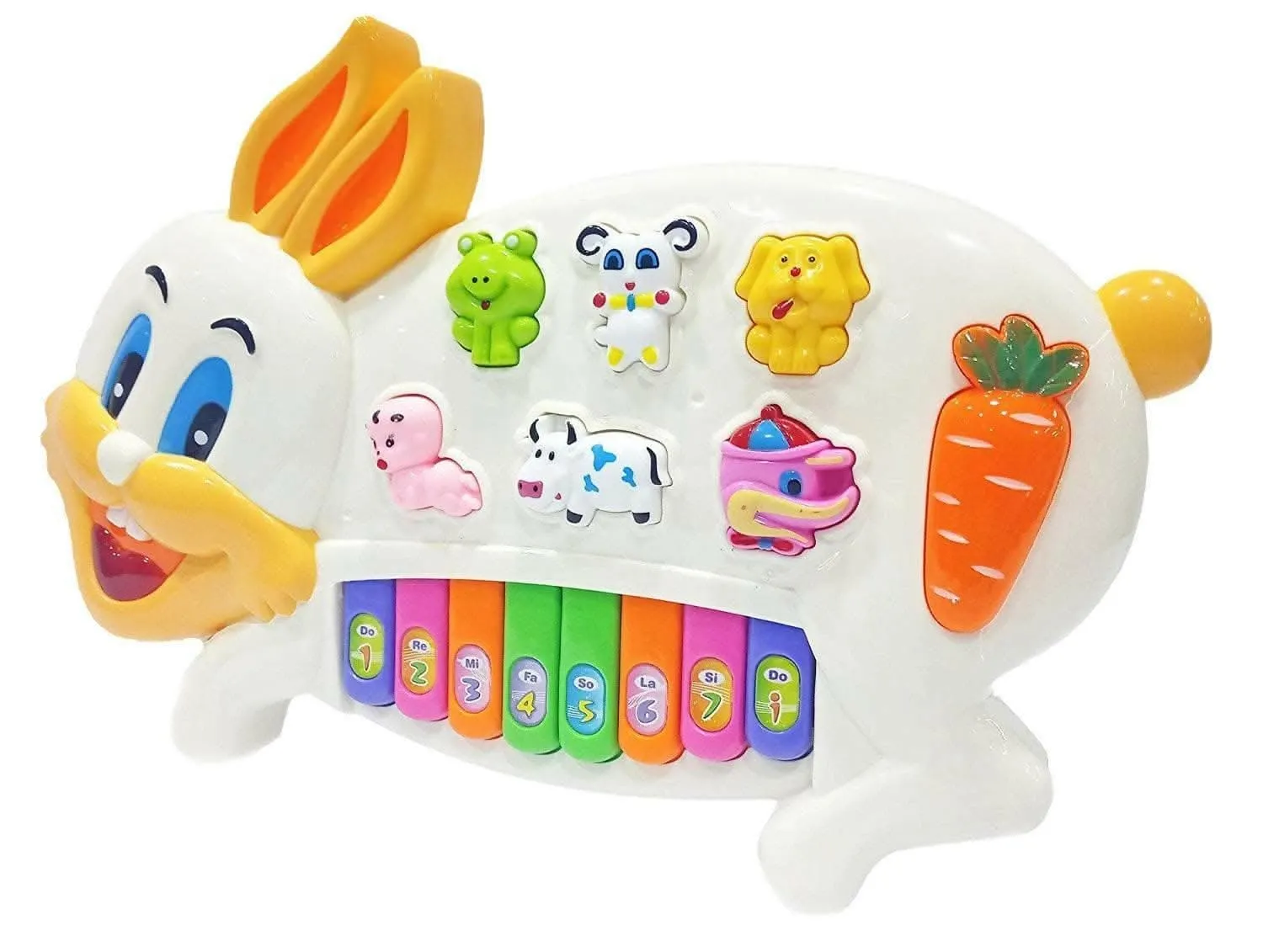 Cartoon Rabbit Keyboard for Kids/Musical Toys Piano for Babies with Different Voices