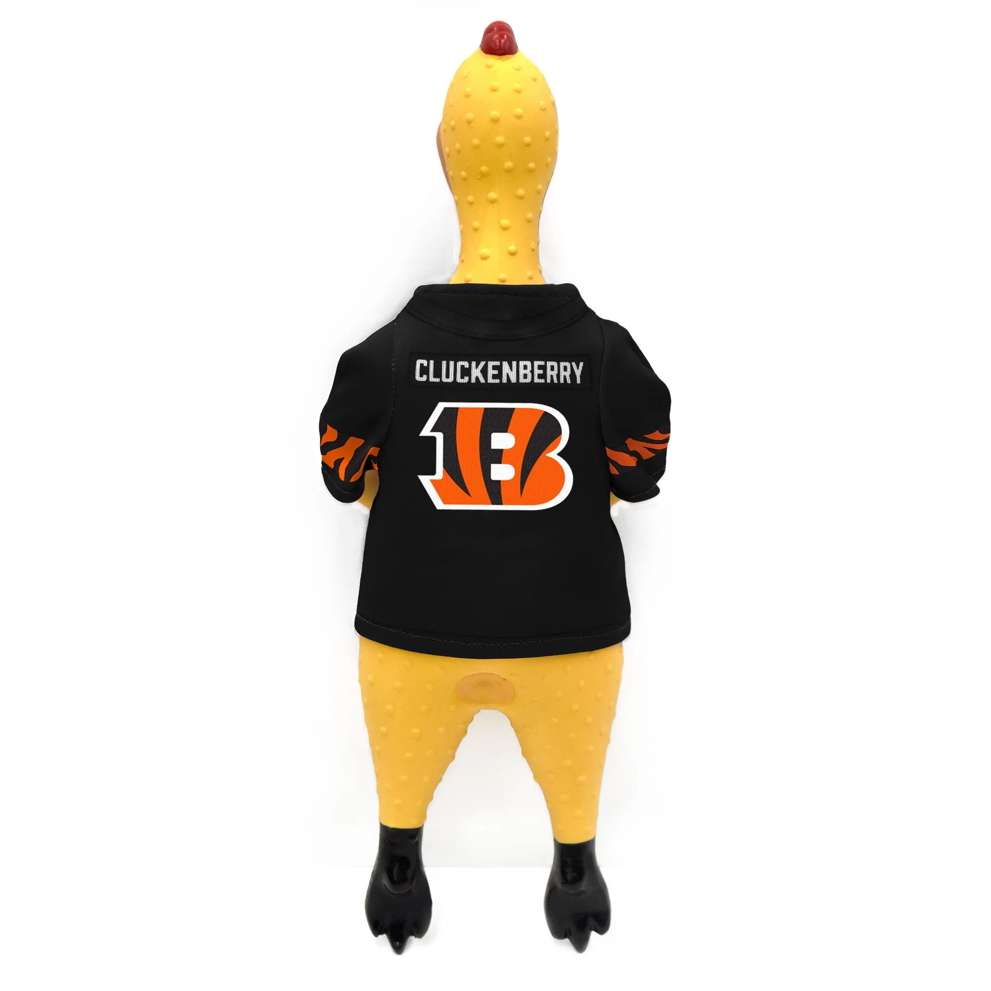 Cincinnati Bengals Rubber Chicken Pet Toy