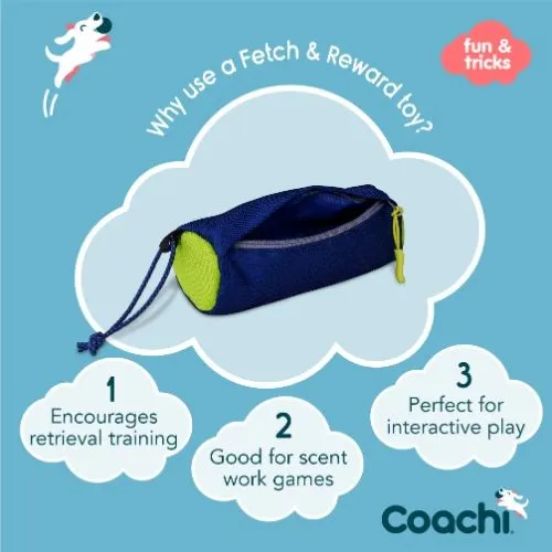 Coachi Navy & Lime Fetch & Reward Training Toy