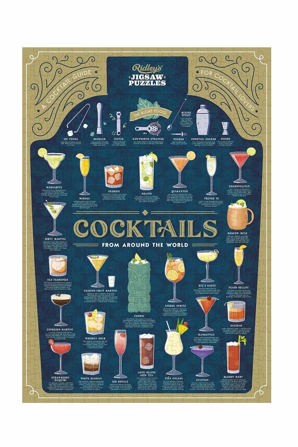 COCKTAIL LOVERS 500PC PUZZLE