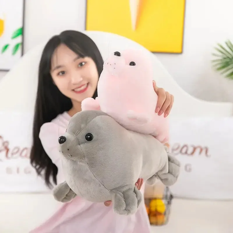 Cuddly Kawaii Baby Seal Plushie