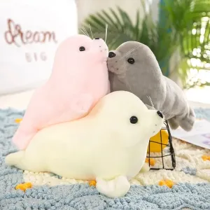 Cuddly Kawaii Baby Seal Plushie