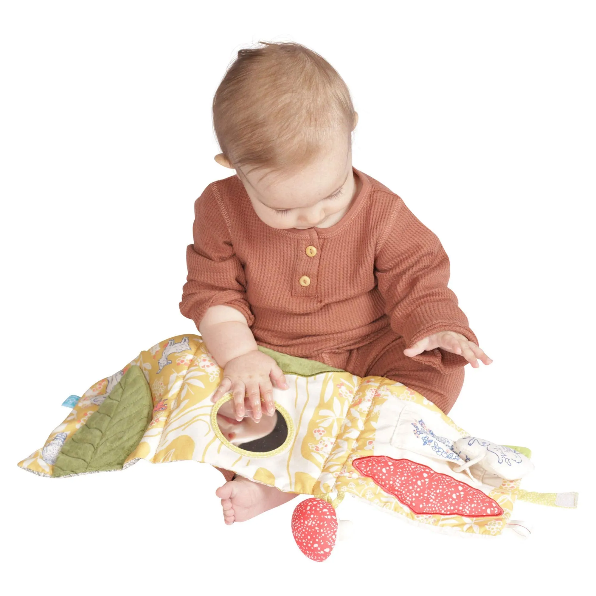 Deer One Soft Activity Crinkle Book & Fold Out Pat Mat