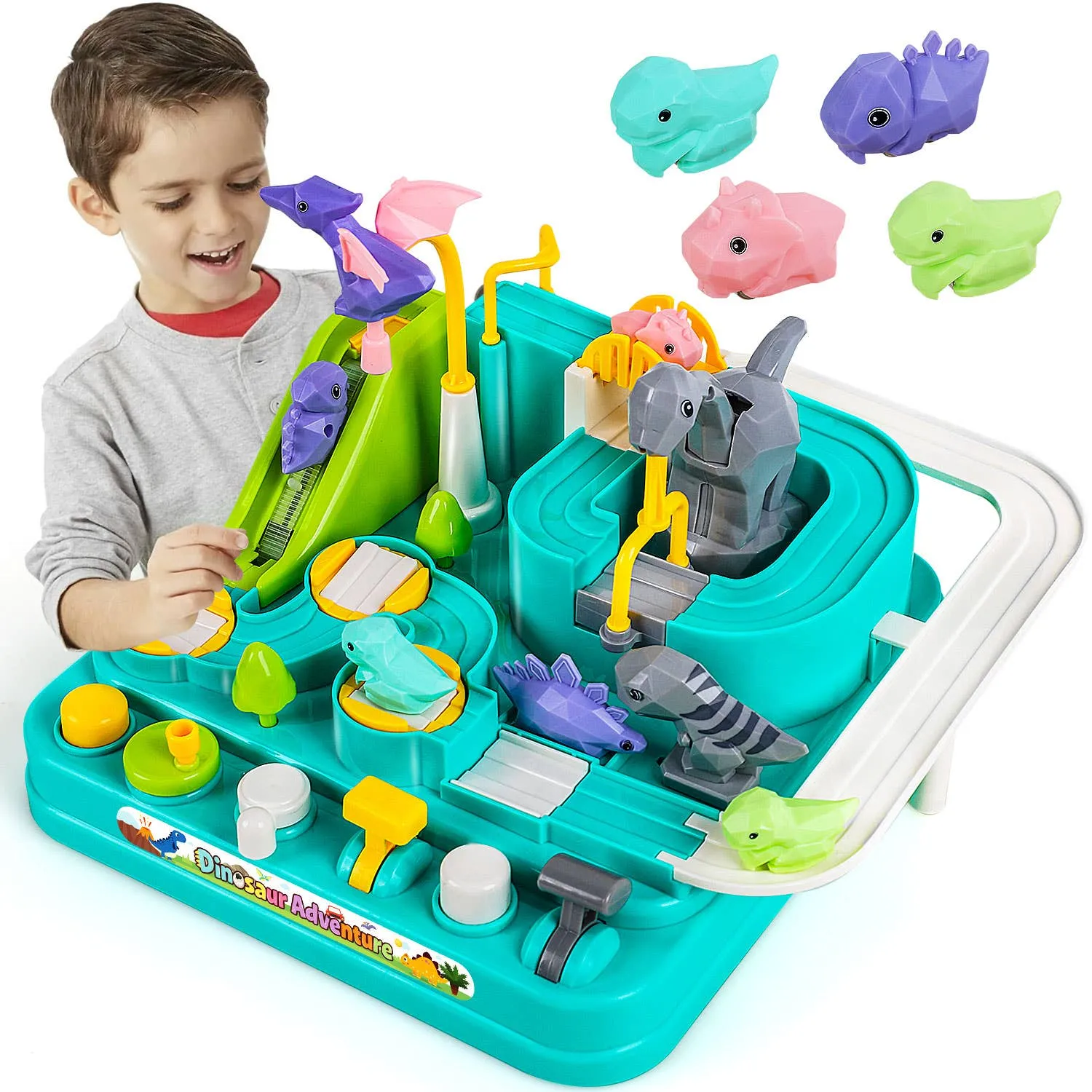 Dinosaur Car Adventure Toys Race Track