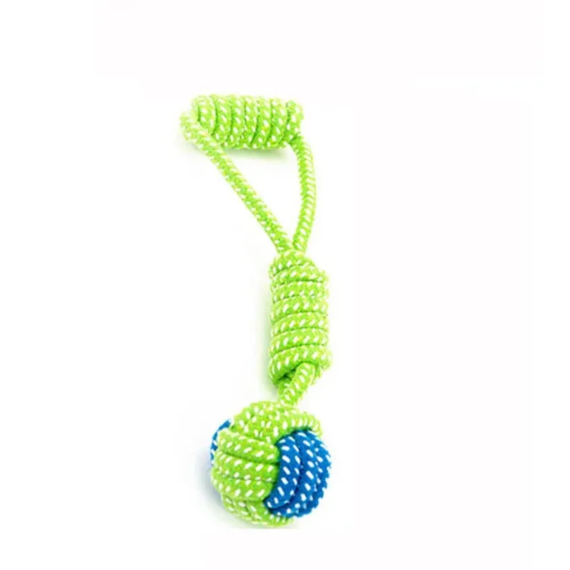 Dog Teeth Chew Rope Ball Toy