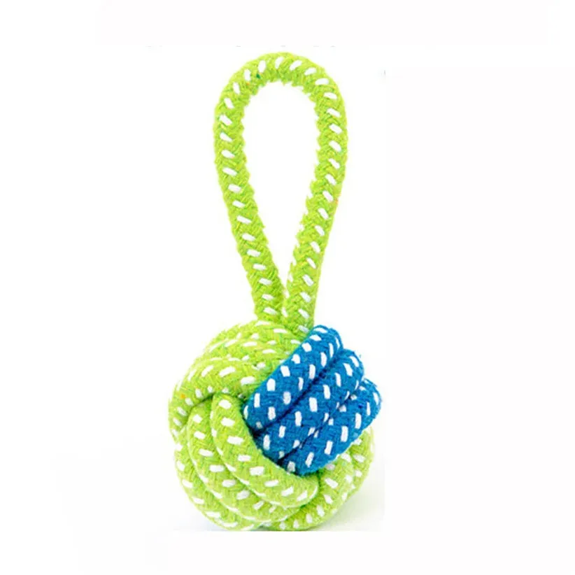 Dog Teeth Chew Rope Ball Toy