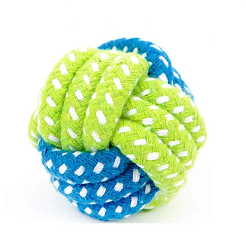 Dog Teeth Chew Rope Ball Toy