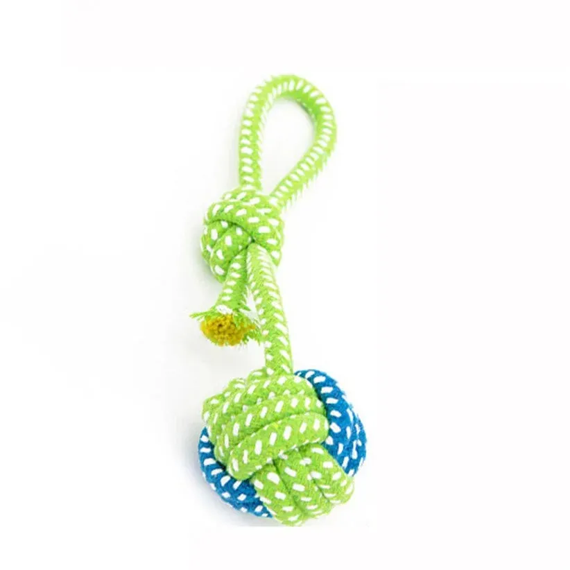 Dog Teeth Chew Rope Ball Toy