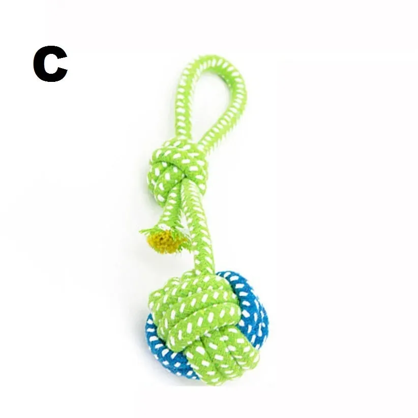 Dog Teeth Chew Rope Ball Toy