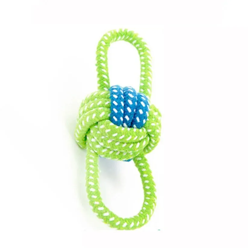 Dog Teeth Chew Rope Ball Toy