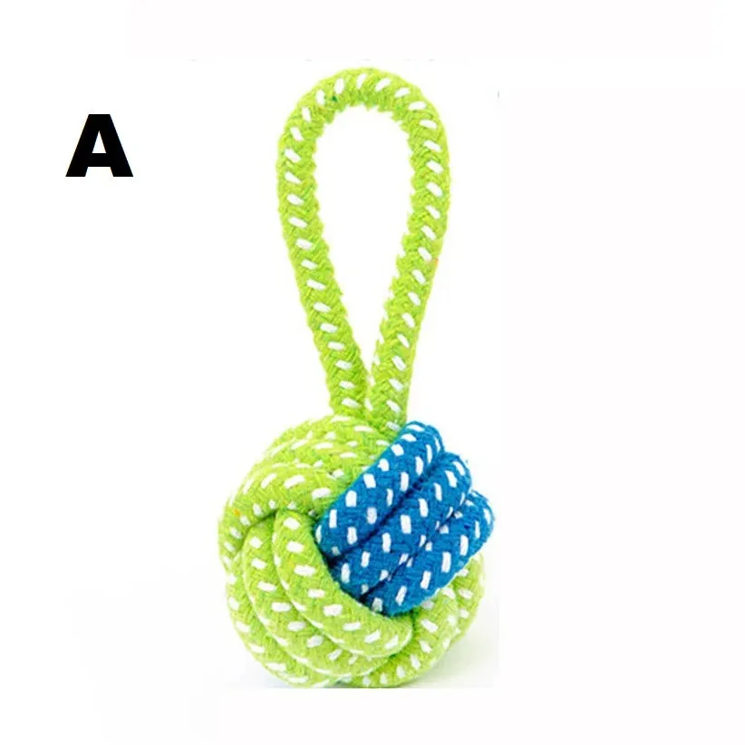 Dog Teeth Chew Rope Ball Toy