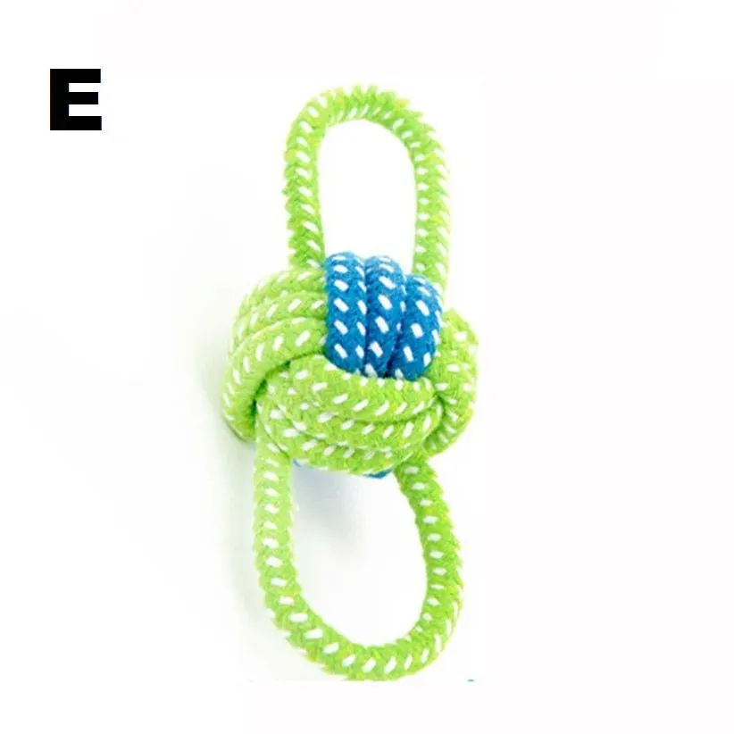 Dog Teeth Chew Rope Ball Toy