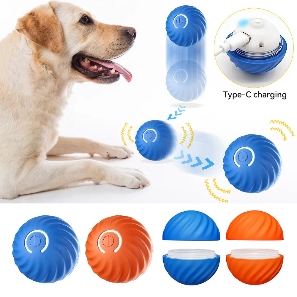 Dynamic Play Delight: Electric Dogs Ball Toy for Smart and Exciting Pet Entertainment