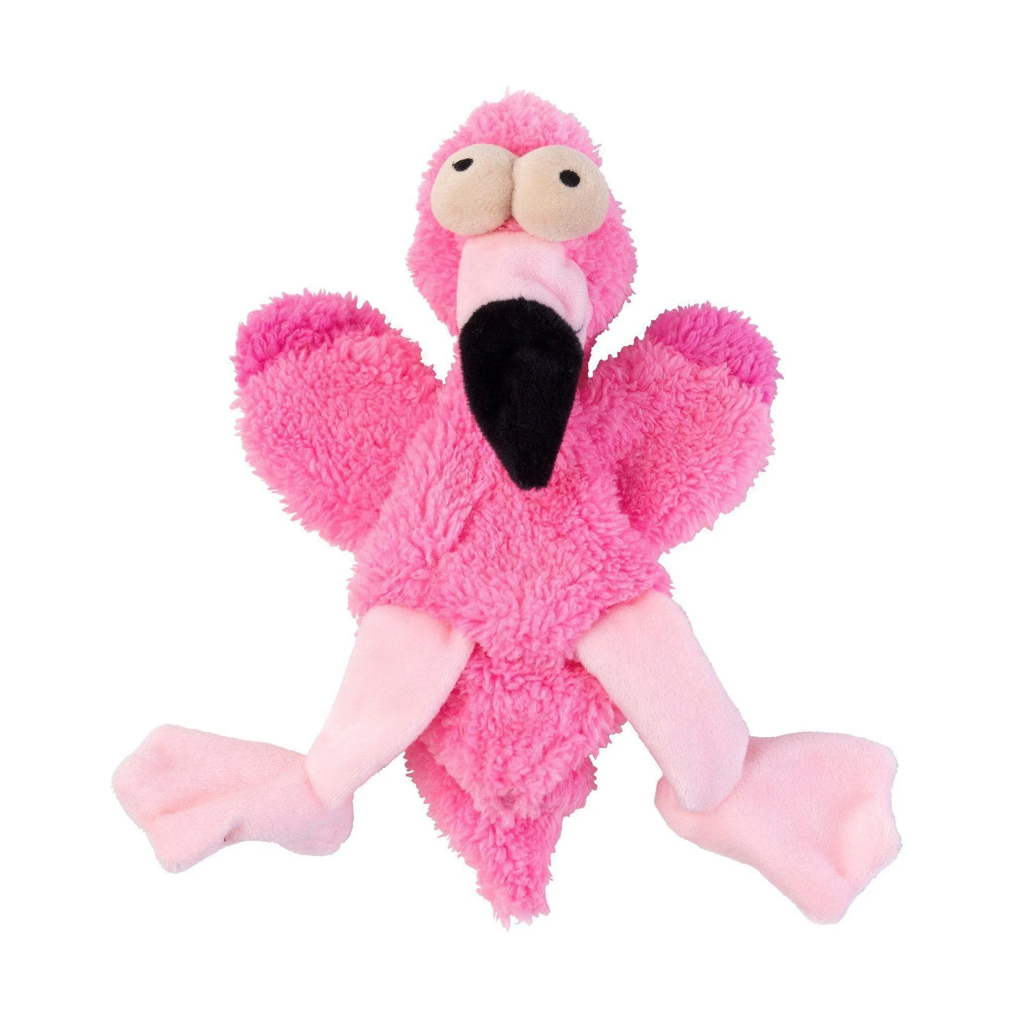 FuzzYard Dog Toy Flat Out Nasties Flo the Flamingo^^^