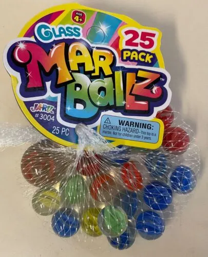 GLASS MARBALZ 25PK