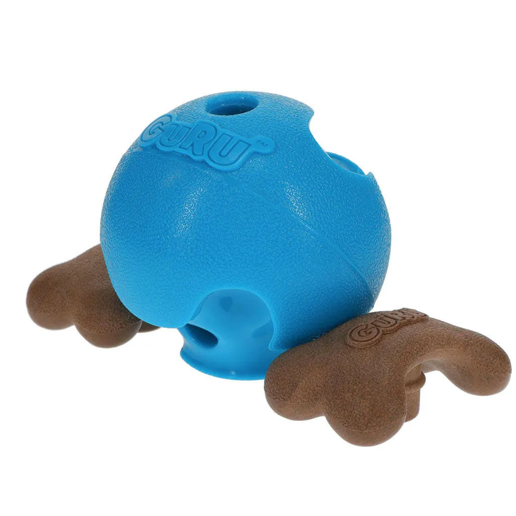 GURU Busy Ball Treat Dispenser Dog Toy, Medium