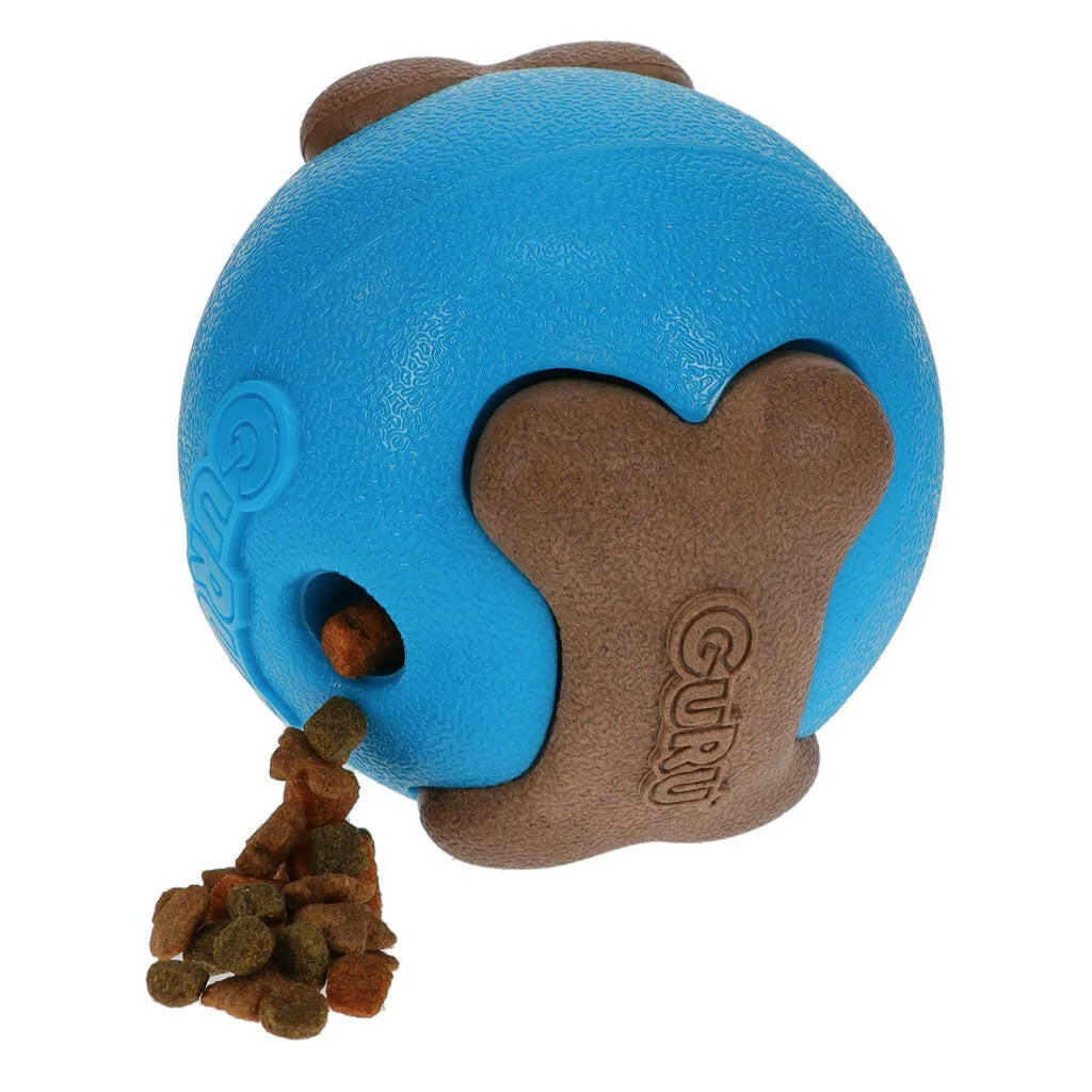 GURU Busy Ball Treat Dispenser Dog Toy, Medium