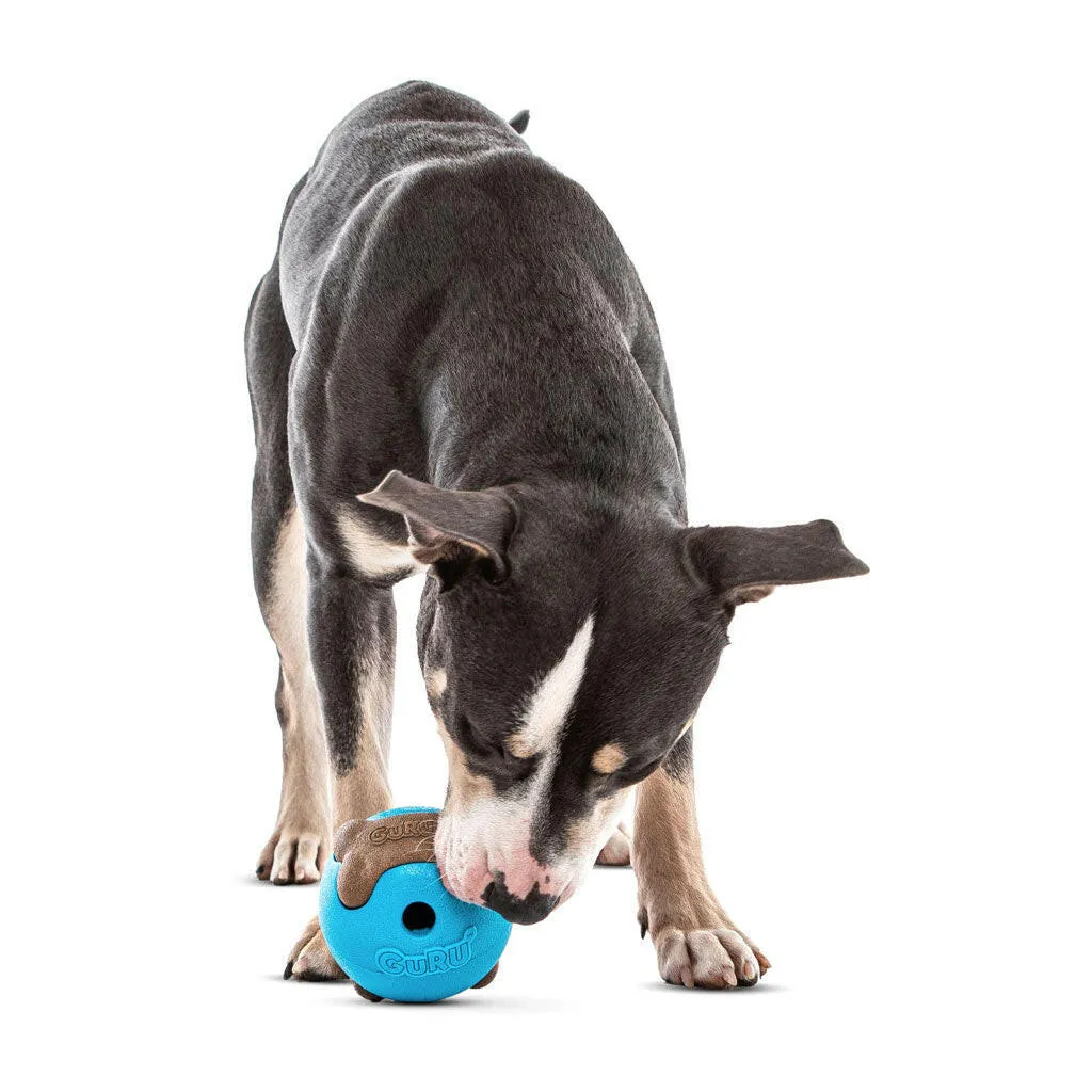 GURU Busy Ball Treat Dispenser Dog Toy, Medium