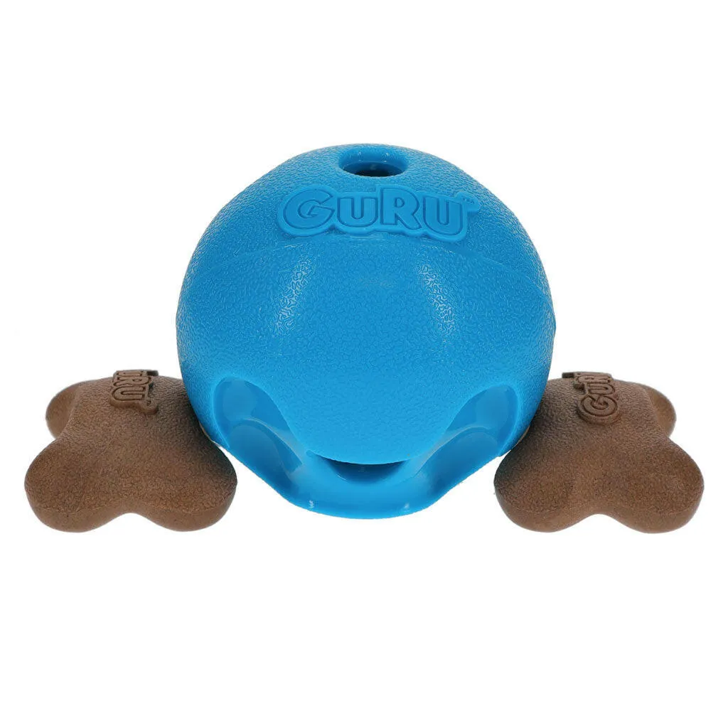 GURU Busy Ball Treat Dispenser Dog Toy, Medium