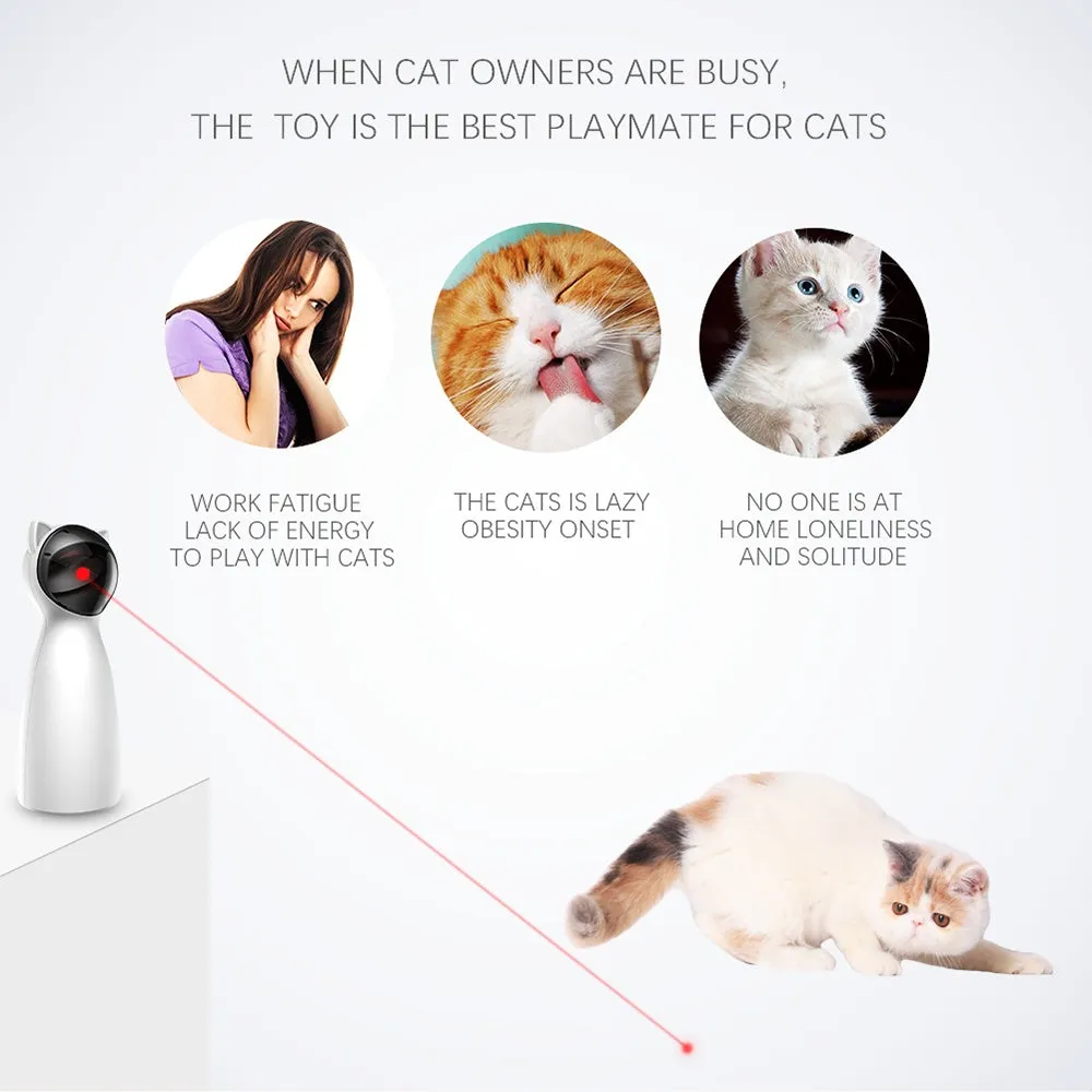 Interactive Laser 360 Degree Rotation Cat Toy