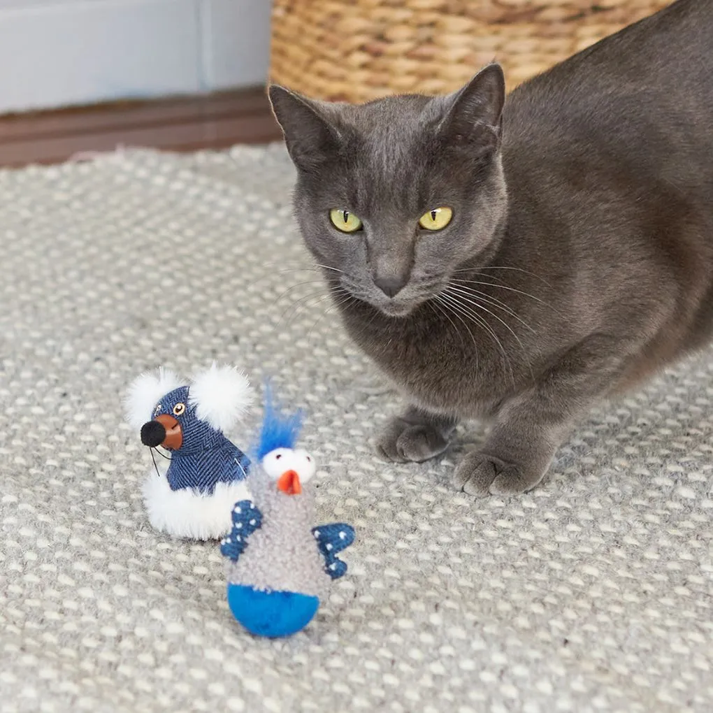 Kazoo Wobble Duck Cat Toy