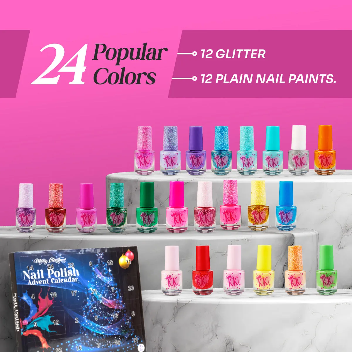 Kids Advent Calendar 2025 - Nail Polish Kids Advent Calendars