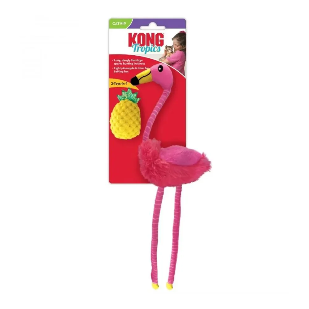 Kong Cat Tropics Flamingo 2-Pk (CT61)