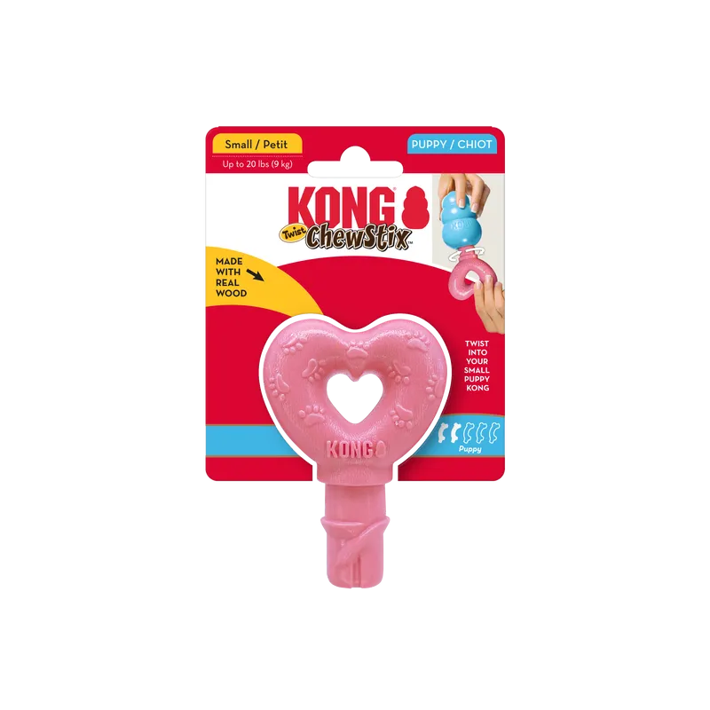 KONG - ChewStix Puppy Twist Heart (For Puppies)