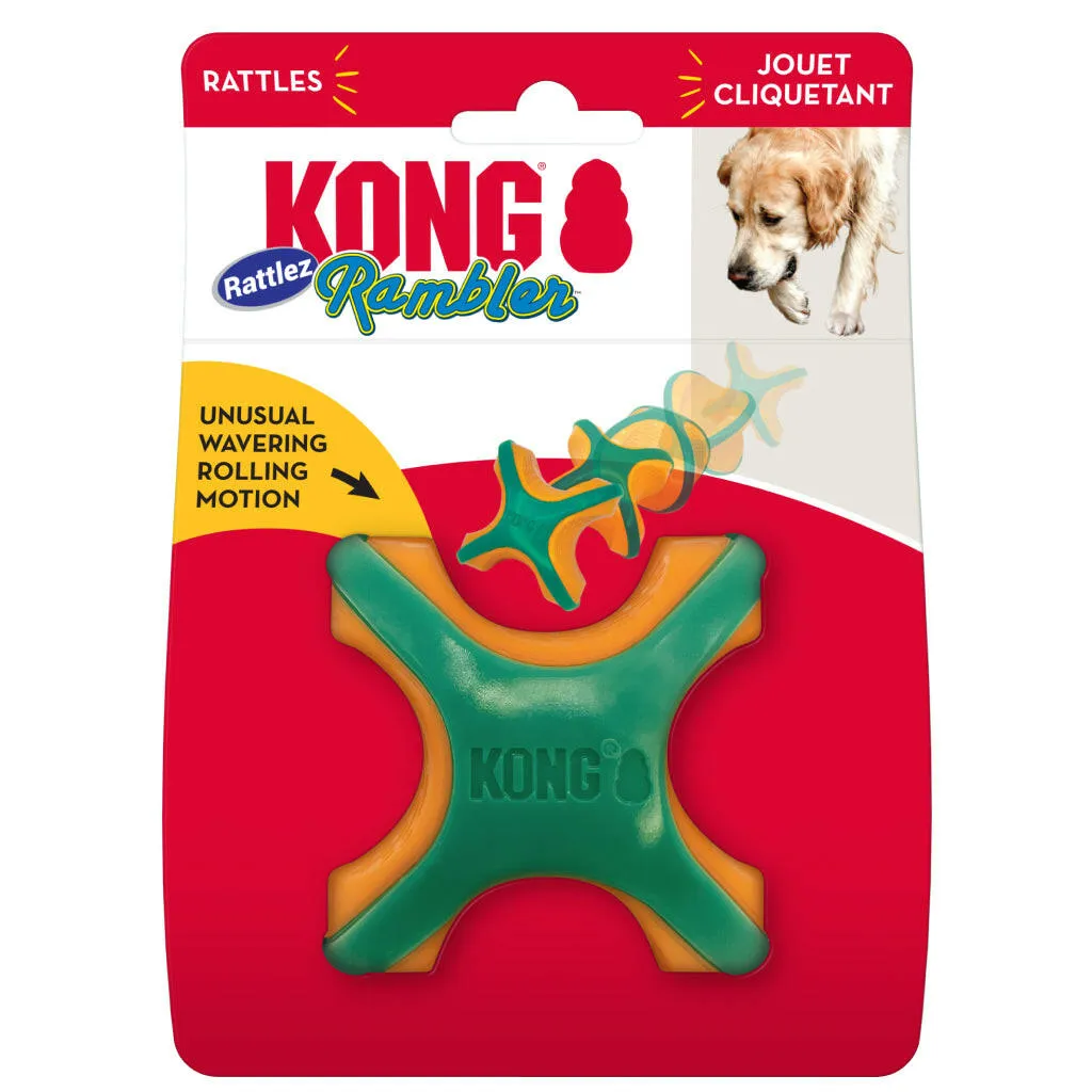 Kong Rambler Rattlez X-Ball Durable Toy For Dogs - Large