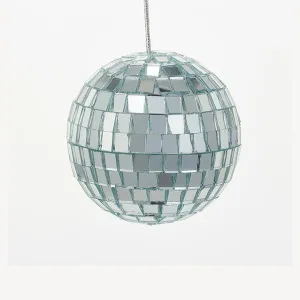 Kurt Adler Mirror Disco Ball Glass Ornament, 6-Piece Box Set, C1521