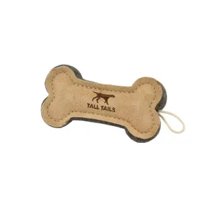 Leather Bone Fetch Dog Toy