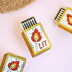 Lit Enamel Pin