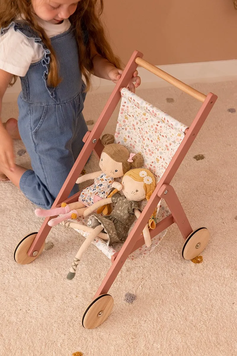 Little Dutch Doll Stroller - Flowers & Butterflies