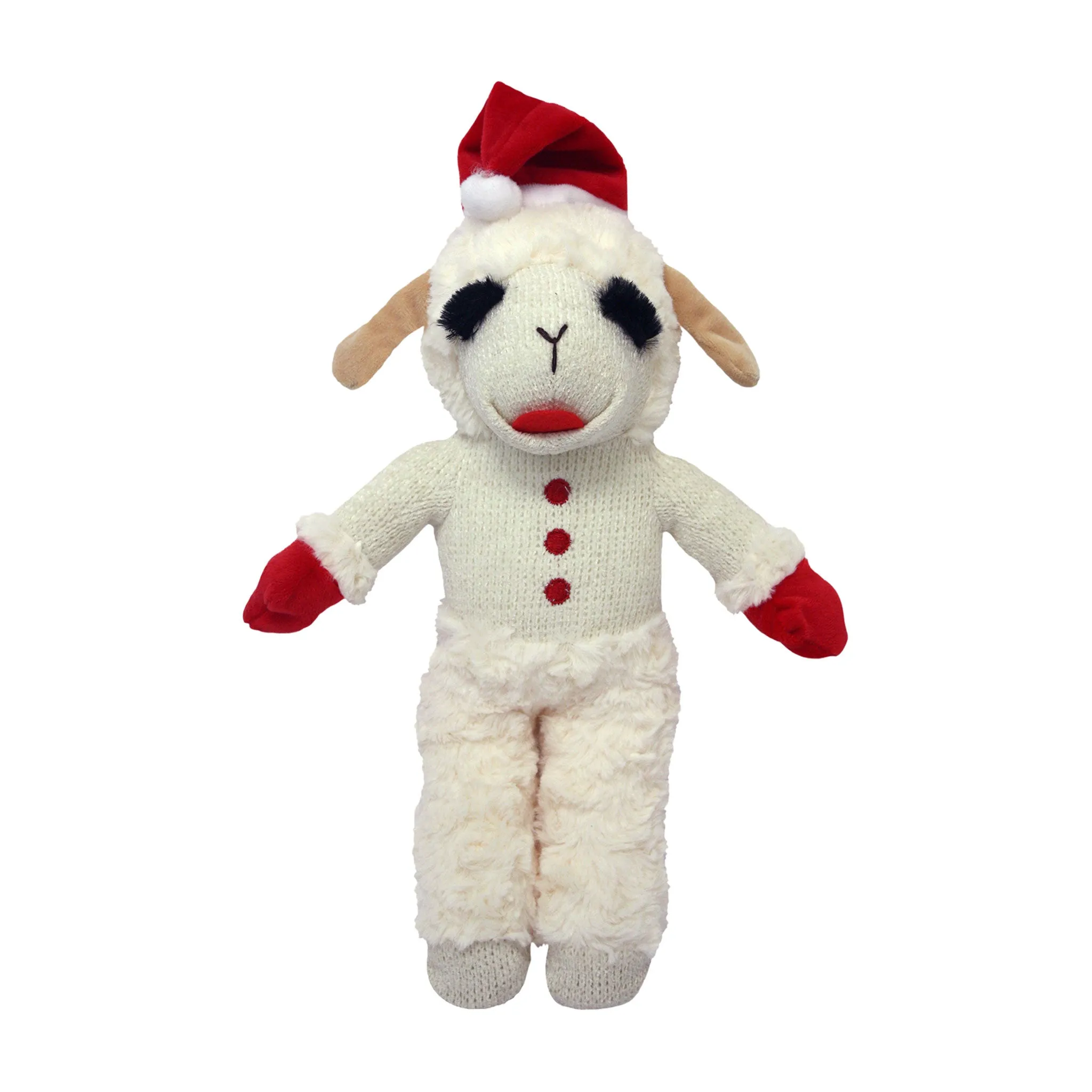 Multipet Standing Lambchop Santa Dog Toy